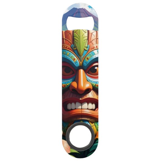 Tiki Masker Speed Flessenopener (Voorkant)
