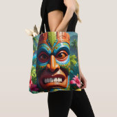 Tiki Masker Tote Bag (Dichtbij)