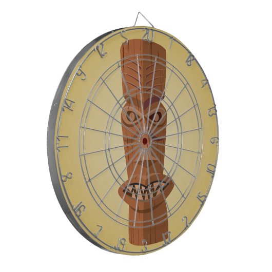 Tiki Metal Cage Dartboard Dartbord (Voorkant Links)