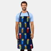 Tiki Mokken Retro Hawaiian Tropische Drinken - mar Schort (Gedragen)