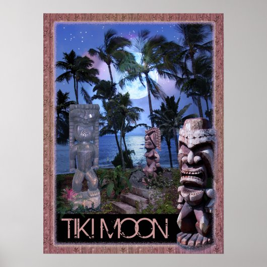 Tiki Moon Poster (Voorkant)