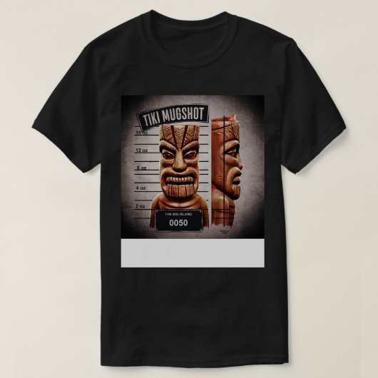 Tiki Mugshots T-shirt (Design voorkant)