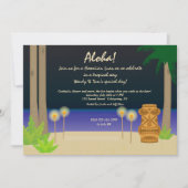 Tiki Night Party Invitation Kaart (Voorkant)