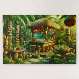 Tiki Oase Betoverde Tropische Achtertuin Ontsnappi Legpuzzel