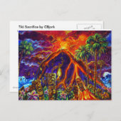 Tiki Offe Post Card Briefkaart (Voorkant / Achterkant)