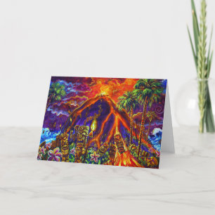 Tiki Offe Wenskaart Kaart