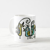 Tiki Ony Flock of Chirp Chirps mok (Voorkant links)