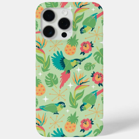 Tiki Papegaaien Case-Mate iPhone Case (Achterkant)