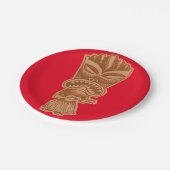 Tiki Papieren Bordje (Gekanteld)