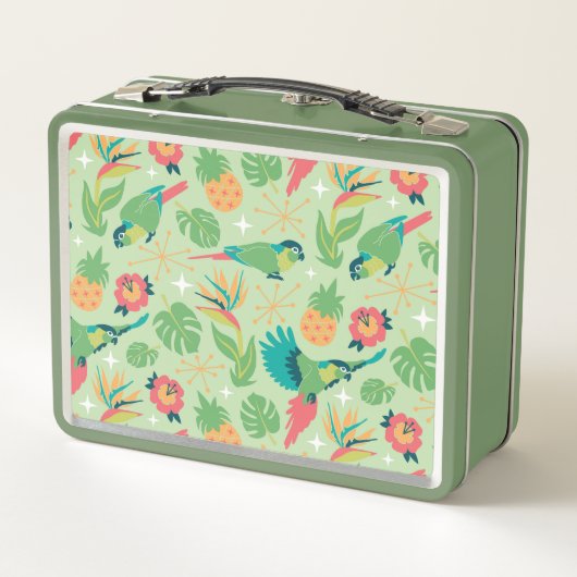 Tiki Parrot Lunchbox (Achterkant)