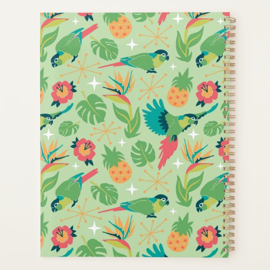 Tiki Parrot Planner (Achterkant)