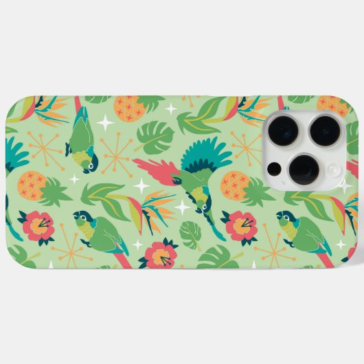 Tiki Parrots Case-Mate iPhone Case (Achterkant (horizontaal))