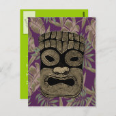 TIKI PARTY BRIEFKAART (Voorkant / Achterkant)