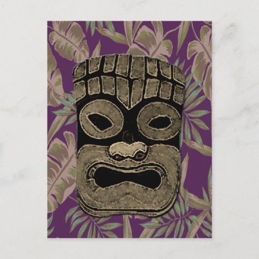 TIKI PARTY BRIEFKAART (Voorkant)