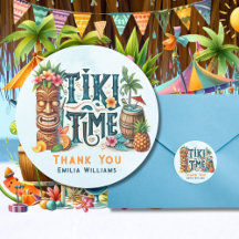 TIKI Party Gepersonaliseerde Favor Gift Envelope