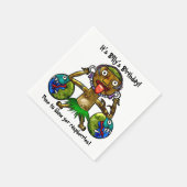 Tiki Party Grappig ontwerp (gepersonaliseerd) Servetten (Hoek)