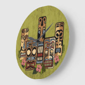 Tiki Party II wandklok (Hoek)