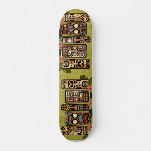 Tiki Party Skateboard (Voorkant)