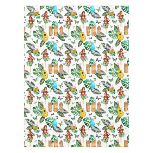 Tiki Party Tablecloth Tafelkleed (Voorkant)