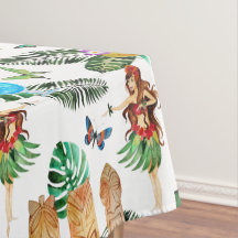 Tiki Party Tablecloth