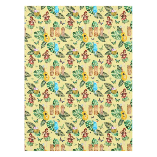 Tiki Party Tablecloth Tafelkleed (Voorkant)
