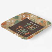 Tiki Party Tropical Luau Birthday Papieren Bordje (Gebogen)