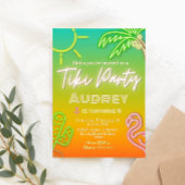 Tiki Party - Verjaardag Kaart