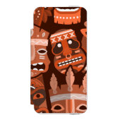 TIKI Patroon 2 Incipio iPhone Portemonnee Hoesje (Voorkant Agenda)