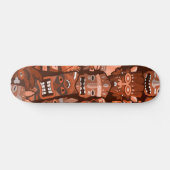 TIKI Patroon 2 Persoonlijk Skateboard (Horizontaal)