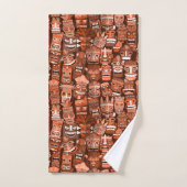 TIKI Patroon 3 Bad Handdoek (Handdoek)