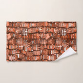 TIKI Patroon 3 Bad Handdoek (Handdoek)