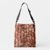 TIKI Patroon 3 Crossbody Tas (Achterkant)