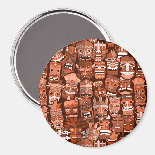 TIKI Patroon 3 Magneet (Voorkant / Achterkant)