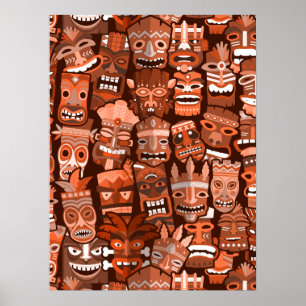 TIKI Patroon 3 Poster
