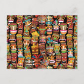 TIKI Patroon 4 Briefkaart (Voorkant)