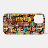 TIKI Patroon 4 Case-Mate iPhone Case (Achterkant (horizontaal))