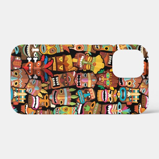 TIKI Patroon 4 Case-Mate iPhone Case (Achterkant (horizontaal))