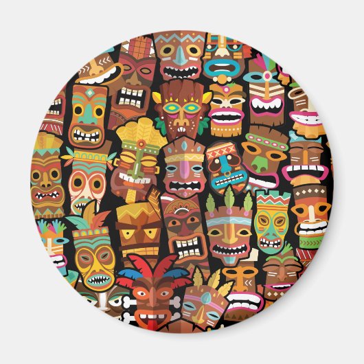 TIKI Patroon 4 Magneet (Voorkant)