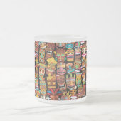 TIKI Patroon 4 Matglas Koffiemok (Center)