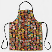 TIKI Patroon 4 Schort (Voorkant)