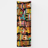 TIKI Patroon 4 Spandoek (Verticaal)