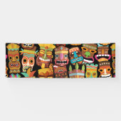 TIKI Patroon 4 Spandoek (Horizontaal)