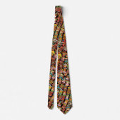 TIKI Patroon 4 Stropdas (Achterkant)