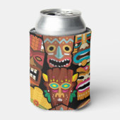 TIKI Patroon 5 Blikjeskoeler (Blikje Voorkant)