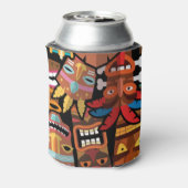 TIKI Patroon 5 Blikjeskoeler (Blikje Achterkant)