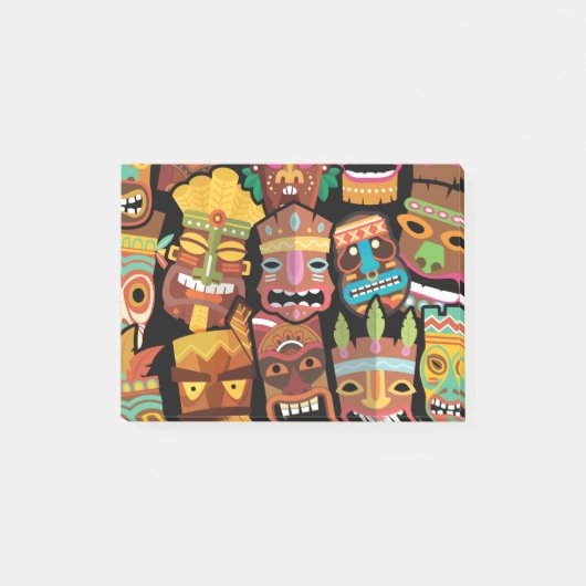 TIKI Patroon 5 Post-it® Notes (Voorkant)
