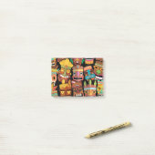 TIKI Patroon 5 Post-it® Notes (Op bureau)