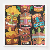 TIKI Patroon 5 Servet (Voorkant)