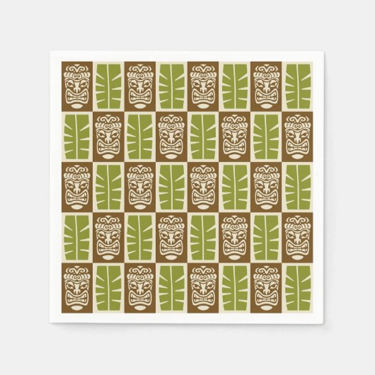 Tiki-patroon Servet (Voorkant)