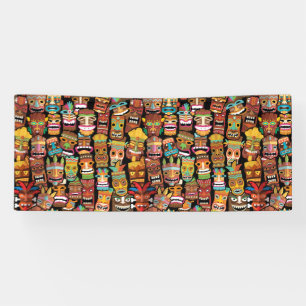 Tiki-patroon Spandoek